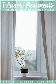 Picking The Right Window Treatments For Each Room In Your Home Window Treatments Diy Window Treatments Window Treatments Ideas