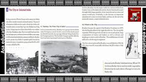 Ch 6.4.1 The City in Colonial India ...