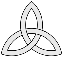 The symbol looked like a wheel with three legs. Triquetra Wikipedia