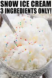 We make this with just condensed milk and vanilla. Easy Snow Ice Cream Recipe Homemade Ice Cream Easy Ice Cream Recipe Snow Icecream Recipe