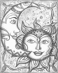 Mandala oh i love this mandala coloring pages mandala. Celestial Skull Coloring Pages Moon Coloring Pages Cool Coloring Pages