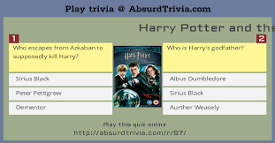 If you know, you know. Trivia Quiz Harry Potter And The Prisoner Of Azkaban