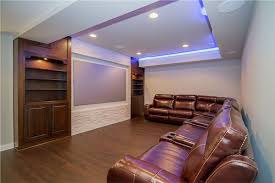 Skip paying for overpriced tickets and snacks every time you're feeling in the mood for a movie, and transform your basement into your very own theatre. Basement Transformations Personalizing Your Basement Home Theater Matrix Basement Systems Inc Blog