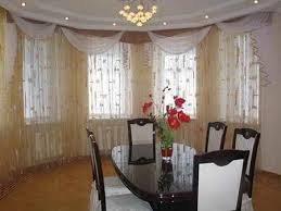 Modern Dining Room Sheer Curtain Ideas Dining Room Window Treatments Dining Room Curtains Kitchen Curtain Designs