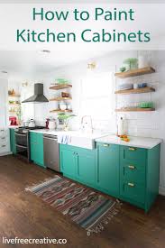 Check spelling or type a new query. How To Paint Kitchen Cabinets With A Paint Sprayer Green Kitchen Designs Teal Kitchen Cabinets New Kitchen Cabinets