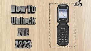 Enter the unlock code given and press ok or enter. How To Unlock Zte Z223 Sim Unlock Zte Z223 Youtube