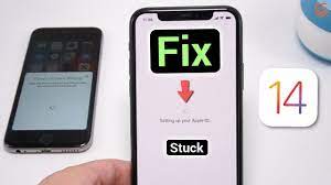 Verification failed there was an error connecting to the apple id server on iphone the easiest way to set up your new iphone 11 or 11 pro. How To Fix Iphone Stuck On Setting Up Your Apple Id 2020 Youtube