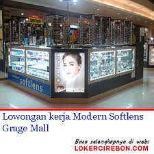 Tidak ditemukan lowongan kerja yang sesuai. Lowongan Kerja Modern Softlens Grage Mall