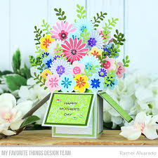 Soak the paper in boiled water for 10 to 15 minutes. Mft Techniques Tutorials How To Build A Paper Flower Bouquet Box Card