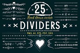 25 Hand Drawn Vector Divider Graphic By Andesign Creative Fabrica