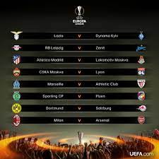 The official home of the #uel on twitter. Sorteio Coloca Milan E Arsenal Frente A Frente Nas Oitavas Da Liga Europa Liga Europa Ge