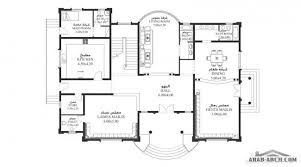 خرائط الفيلا ns 05 غرف نوم 5 أبعاد المسكن 20 80 م عرض 20 80 م عمق square house plans my house plans architectural house plans