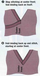 How to get a nice v on a knit v neckline. 8 Need To Know Clothing Fixes Sewing Hacks Sewing Clothes Sewing Patterns
