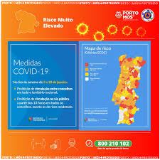 En el mapa se muestra un código de colores cuantificando la importancia de la presencia de coronavirus en cada. Medidas Covid 19 00h00 Do Dia 8 De Janeiro As 05h00 Do Dia 11 De Janeiro De 2021 Municipio Porto De Mos