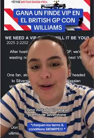 Gana un Fin de Semana VIP en el British GP con Williams
