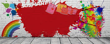 落書きの背景 グラフィティ カラフル 壁紙 カラフルな背景