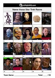 No matter how much distance you put between the past and the present, there always seems to be more than a few famous faces that resemble the iconic looks of the stars of yesteryear. Star Trek Races 001 Quiznighthq