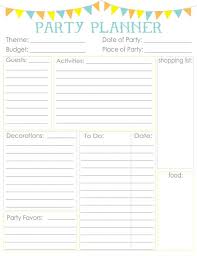 Printable Birthday Activities For Kids Birthday Party Planner Printable Party Planners Printable Birthday Party Planner Printable Birthday Party Planner