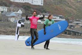 A surfer turned a few heads this week by gliding through the waves whilst strumming away on his bass guitar. West Cornwall 14 Things To Do A Modern Mother