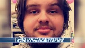 Hamilton County Sheriff's Office says 21-year-old's death is suspicious