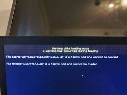 The mod compat config will be in the regular config folder above the mod folder because it has to be loaded much earlier. File Fabric Api Is A Fabric Mod And Cannot Be Loaded Minecraft