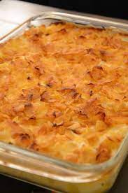 Cheesy Potatoes Recipe With Corn Flakes Food Com Recipe Cheesy Potatoes Recipe Flake Recipes Recipes