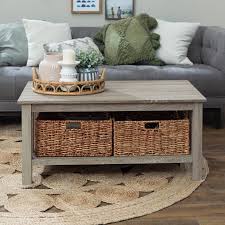 Overstock Com Online Shopping Bedding Furniture Electronics Jewelry Clothing More In 2020 Wicker Baskets Storage Driftwood Coffee Table Living Room Coffee Table