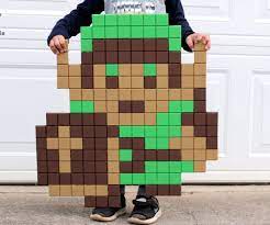 Easy to share the work you can be easily shared with sns services. Make A Wooden 8 Bit Pixel Link The Legend Of Zelda Pixel Art 6 Steps With Pictures Instructables