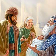 Joseph And Mary Bring Baby Jesus To The Temple Life Of Jesus
