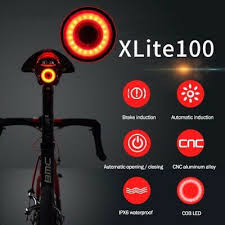 Xlite 100 Bicycle Bike Led Rear Light Auto Start Stop Brake Sensing Taillight Bike Lights Bike Led Bicycle Lights