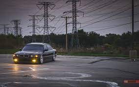 Black Bmw Sedan Bmw Boomer Bmw Tuning Stance E38 740il 4k Wallpaper Hdwallpaper Desktop Bmw Sedan Bmw E24