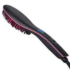 Brightup hair dryer brush, blow dryer brush, hair dryer & volumizer styler hot air brush, negative ionic electric hair dryer & curler straightener brush, detachable brush & interchangeable brush head 4.1 out of 5 stars 1,053. 2 Pcs Ceramic Hair Straightener Brush Fast Straightening Hair Electric Comb Flat Iron Lcd Display Digital Heating Hair Brush Black Red Alexnld Com