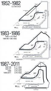 It features three track layouts. Evolution Of The Layout Of The Sebring Circuit 24h Lemans Com