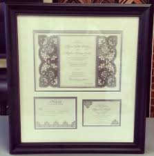 A Custom Framed Wedding Invitation Is The Perfect Gift For The Newly Weds Art Framing Denver Wedding Keepsakes Wedding Invitations Wedding Invitation Video