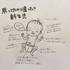 新生児期は 私の知ってる赤ちゃんと違う の連発でした まいにちモモコ 新生児卒業 育児絵日記 絵日記 新生児 新生児あるある comics