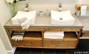 Using 2 3 s and 3 wood screws build the frame and anchor to studs. How To Build A Diy Modern Floating Vanity Or Tv Console