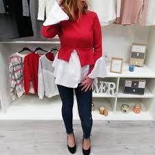Sur rakuten, commandez en quelques clics un article chemise femme pull and bear neuf ou d'occasion à prix bas dans notre catégorie mode femme. Pull Chemise Rouge Cotele Pour Femme Belleaussi Com From Belle Aussi On 21 Buttons