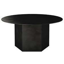 ( 4.5) out of 5 stars. Gubi Epic Coffee Table Round 80 Cm Midnight Black Steel Finnish Design Shop