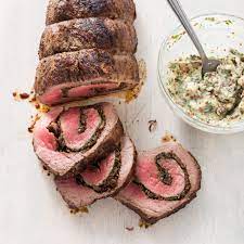 Remove it from the oven. Beef Tenderloin Is Perfect Holiday Fare Add A Rich Stuffing And You 39 Ve Got The Ultimate Main Co Beef Tenderloin Recipes Beef Tenderloin Roast Beef Recipes
