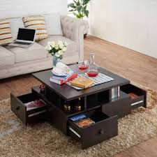 The internal dimensions of the drawers are 9 by 6.25. Square Four Sides Drawers Coffee Table Flat Packing Wood Furniture Manufacturer From Taiwan Slicethinner