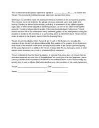 This pet addendum to lease template shows information about the tenant, the landlord, the rental property address, the pet, and the terms of keeping a pet in the property. How To Write An Addendum To A Lease With Pictures Wikihow