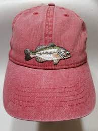 Green Silver Bass Fish Embroidered Patch On Red Baseball Cap Hat New Great Gift For The Fisherman Or Fisherwoman Free Shipping Reds Baseball Embroidered Patches Baseball Cap