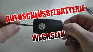 Vw Seat Skoda Schlussel Batteriewechsel Youtube