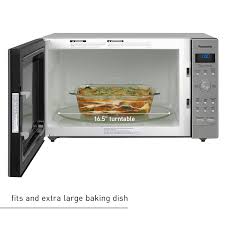 In case of fitting into an oven housing, please use. Panasonic Oven With Cyclonic Wave Inverter Technology 1250w 2 2 Cu Ft Countertop Microwave With Genius Sensor One Touch Cooking Nn Sd975s Stainless Steel Silver Stainless Buy Online In Belize At Desertcart 27484846