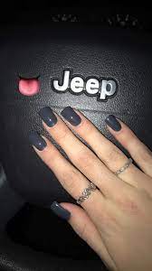 Dark Grey Nails Dark Grey Nails Gray Nails Nails
