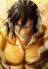 Eren Jaeger Titan Artwork By Mcashe Titan Shifter Attack On Titan Tattoo Attack On Titan Eren