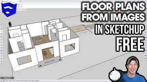 This free app lets you create detailed and precise floor plans while rendering your creations in 3d. Creating Floor Plans From Images In Sketchup Free Youtube