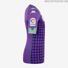 Betis 2021 special kit revealed. Real Betis 20 21 Away Kit Released Footy Headlines Purple Shorts Green Stripes Checkered Pattern