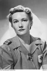 HEIDELBERG, VIC. 1944-03-31. PORTRAIT OF VF13561 SERGEANT JOAN HIGGINS IN  INDOOR WORKING DRESS, A ...