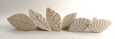 Ceramic Stamps Leaf Stamp For Clay Gift Set Of Three Leaves Clay Stamps Clay Pottery Lessons